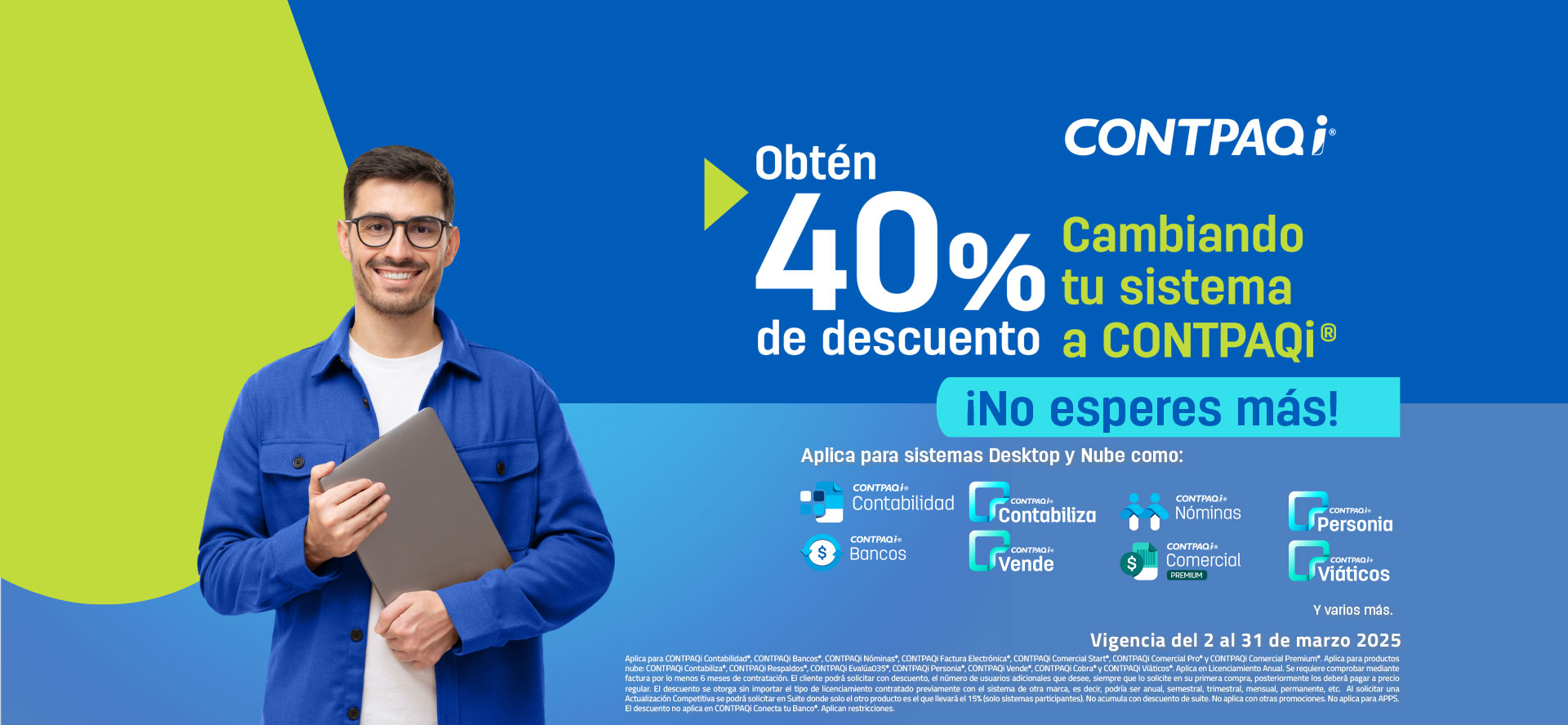 Promoción 40 descuento